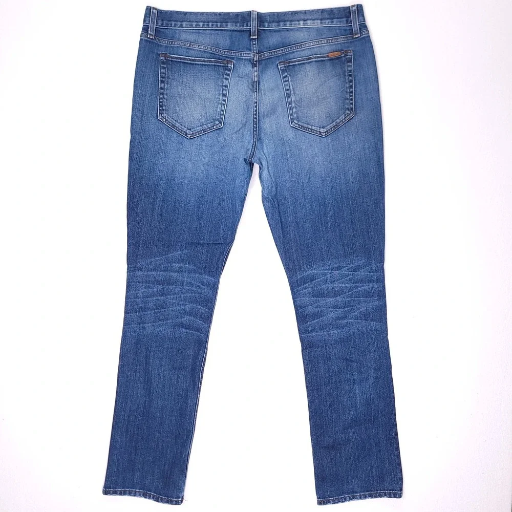 Joe's Jeans Men's Size 36x33 Blue Savile Row Straight Fit Slim Leg Opening Denim